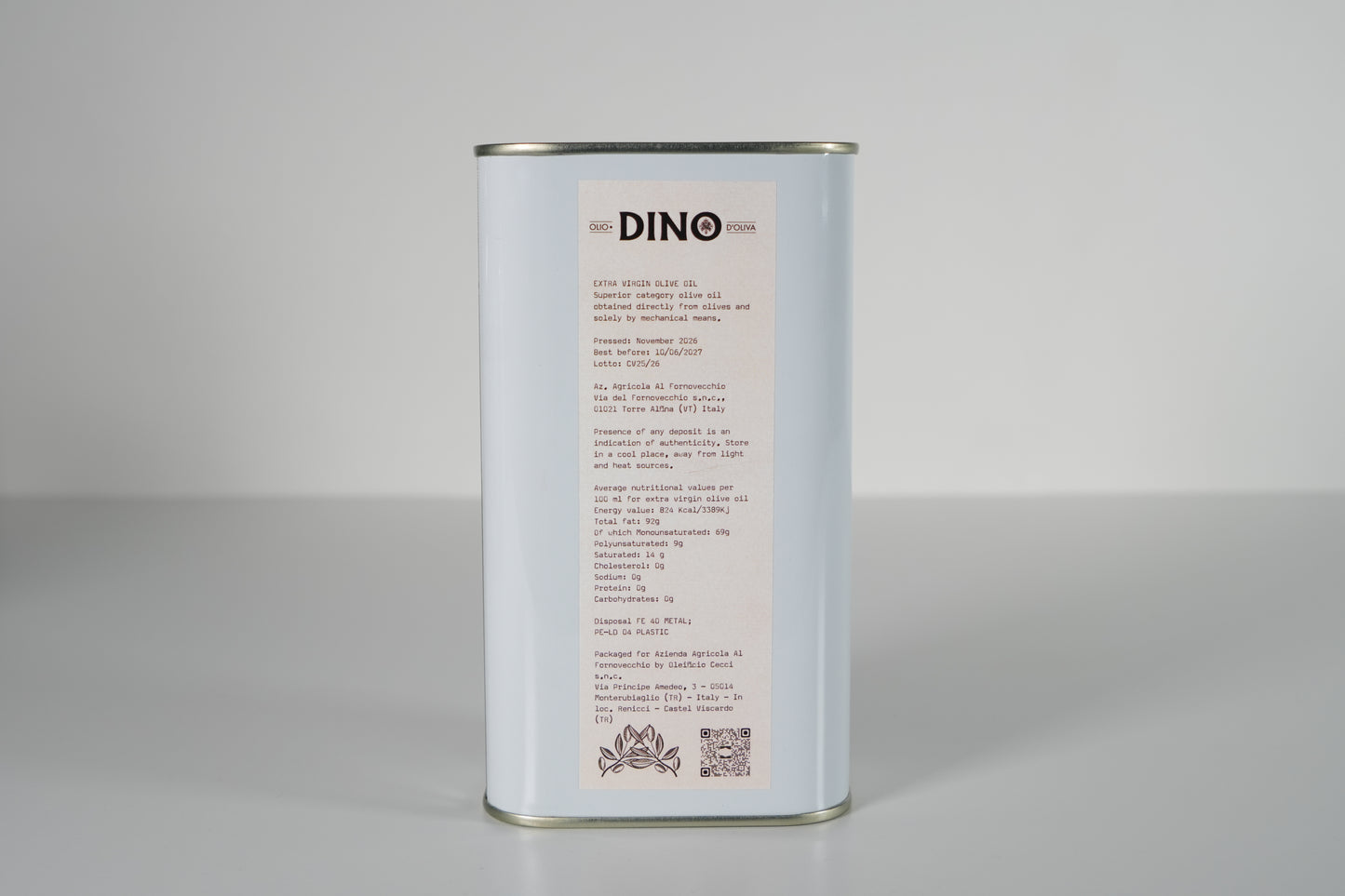 Dino by Al Fornovecchio 2025 - blik 1 liter